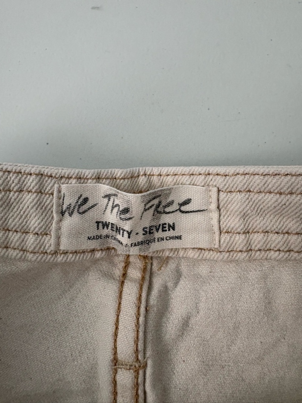 We The Free Women’s Pleated High Rise Balloon Leg Pants Size 27 White Boho - Picture 8 of 10